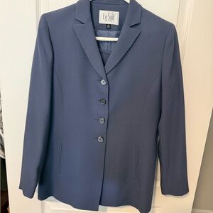 Le Suit Women's Gray/Slate Blazer
